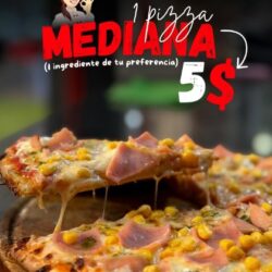 Pizza Mediana Promo 5$